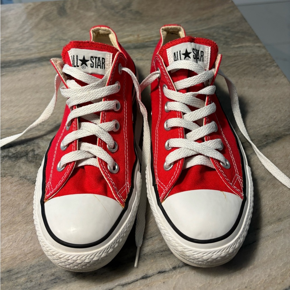 Converse Red and White Women's Sneakers